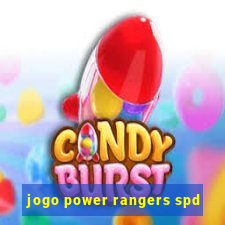 jogo power rangers spd